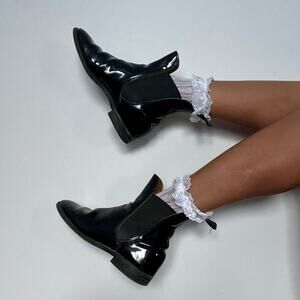 Vintage chelsea boots black ankle